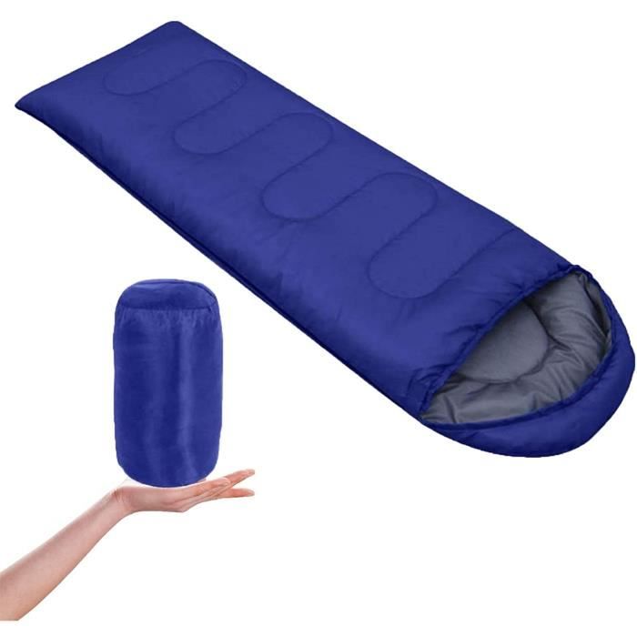 Sac De Couchage 3 Saisons Ultra-Léger - Imperméable, Respirant - Pour Camping, Randonnée - Adulte Et Enfant