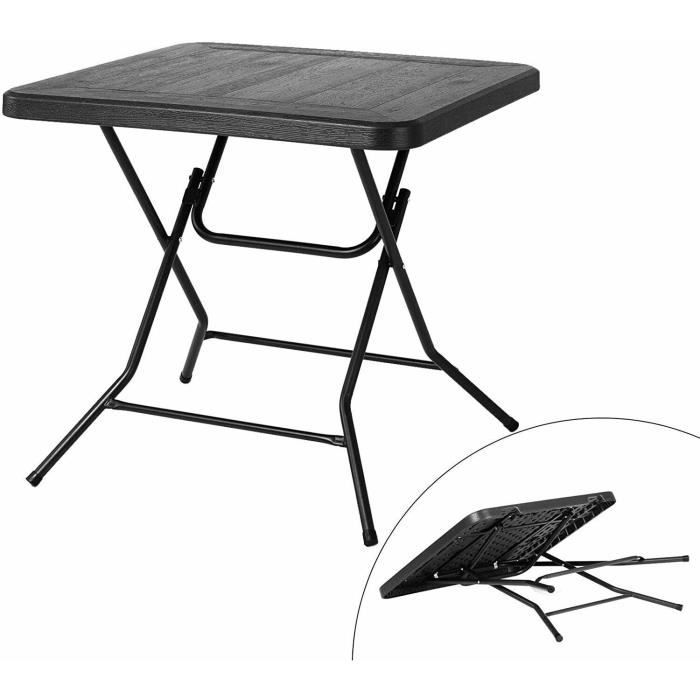 Femor Salon de Jardin Exterieur 1 Table Pliantes Meuble de Jardin Set de Balcon Meuble de Jardin Pliable Mobilier de Jardin