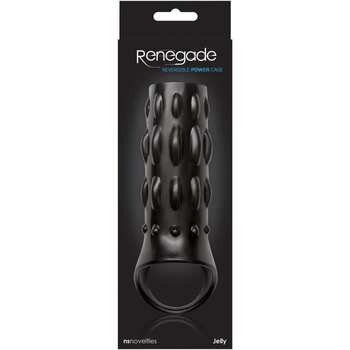 Gaine De Pénis Extensible Avec Perles Bleue – Power Stretchy 7 Cm – Jouet Sensuel Pour Hommes