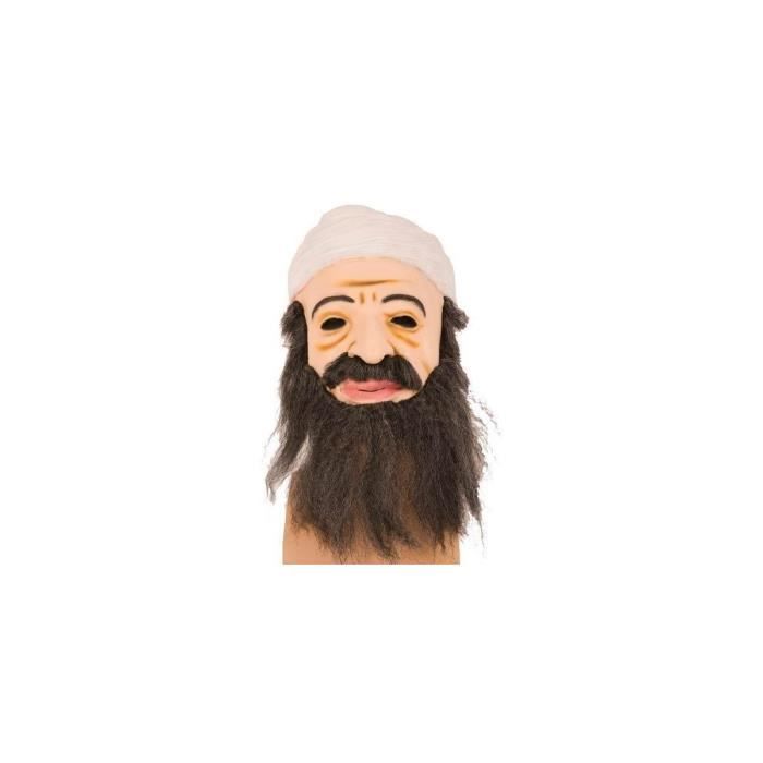 Masque adulte en latex de Ben Laden - Accessoire de déguisement