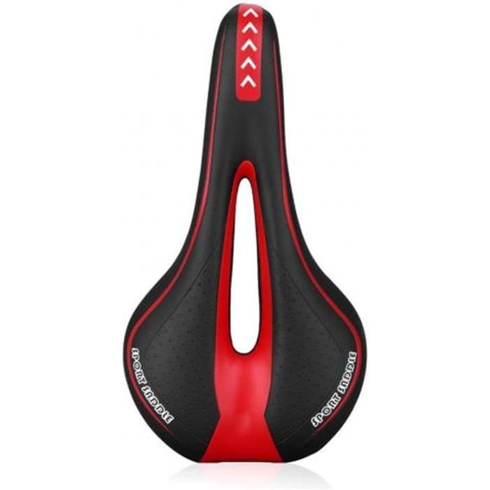 BESTonZON Selle De VTT Hyper Rembourrée – éponge épaisse, Sticker Réfléchissant Pour La Sécurité Et Amortis à Ressorts