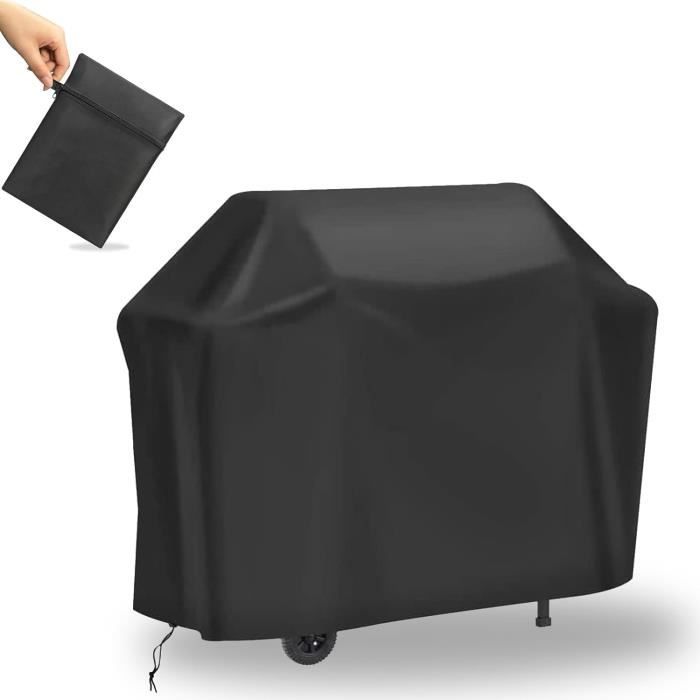 Housse Protection Maison De Jeu Enfants 210D Imperméable - Bâche Extérieure Anti-UV Coupe-Vent 145x145x160 Cm Noire