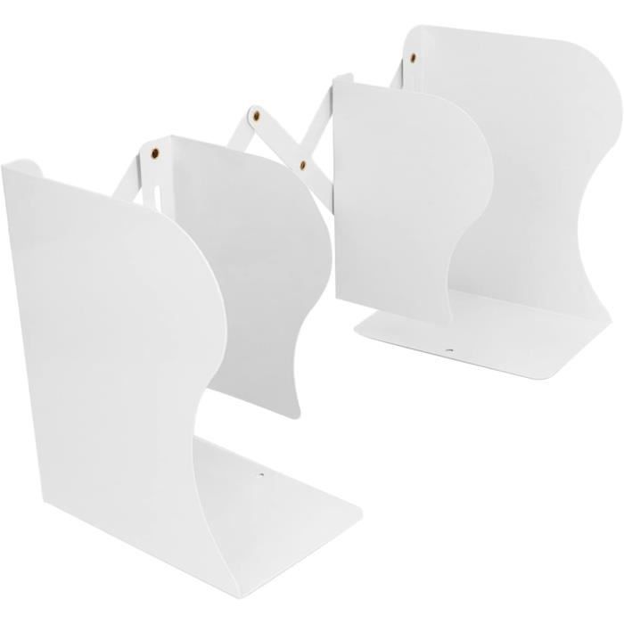 Serre-livres Chat En Métal Noir - Lot De 2, Design Mignon Et Solide Pour Bureau Ou Bibliothèque