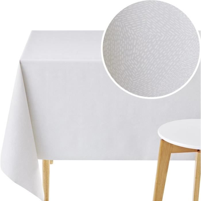 Nappe PVC Avec Toile Ciree Rectangulaire Nappe Rectangle Plastique