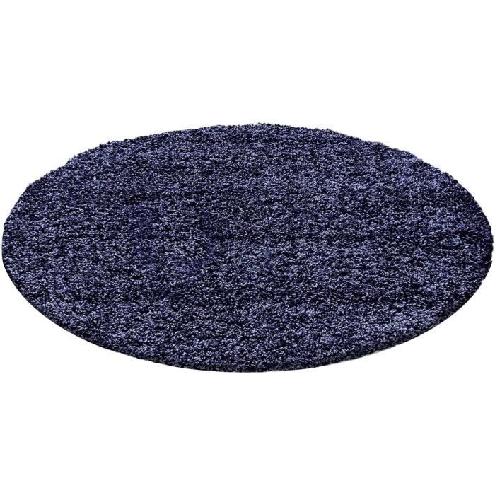 Tapis De Salon Surya PUKYU - Bohème, Poils Longs Shaggy, 160x213cm, 100% Polypropylène