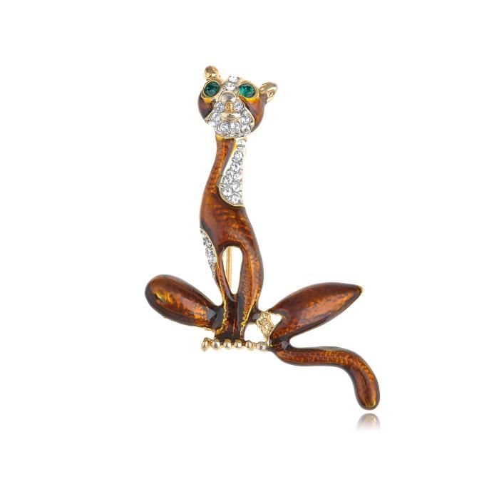 Yeux Vert Emeraude Cristal Strass Chat Meow Broche En Email Orange Achat Vente Broche Yeux Vert Emeraude Cristal Femme Adulte