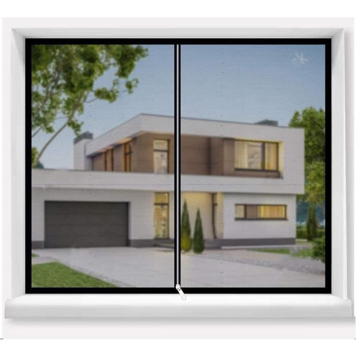 Moustiquaire Magnétique Pour Porte 90x220cm – Blanche – Maille Ultra Fine, Fermeture Automatique Et Installation Sans Outil