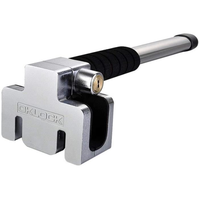 Antivol Serrure De Volant Mioke - Barre Bloquante Extensible, Clés Laser, Pour Voiture, SUV, Camion