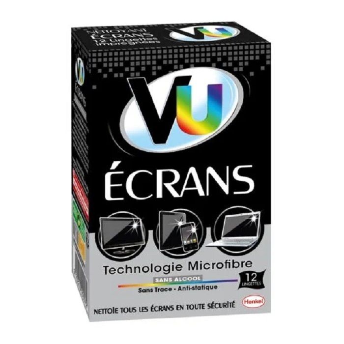 Vu Lingettes Nettoyantes Pour Tous Les Ecrans Lunettes Smartphone Tablettes Pc Etui De 12 Lingettes Lot De 3 58 Cdiscount Puericulture Eveil Bebe