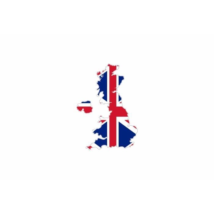 Autocollant Sticker drapeau anglais royaume uni voiture 