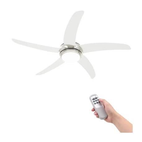 Ventilateur de plafond - Non spécifié - 128 cm - Blanc - Avec lampe - Design élégant