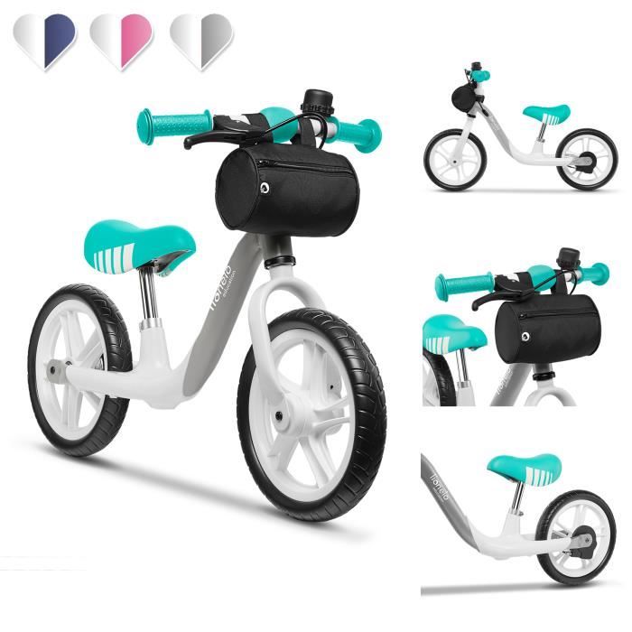 Vélo Enfant 16 Pouces – Acier Carbone, Roues Stabilisatrices, Siège Réglable, Pour 5-8 Ans, Rose