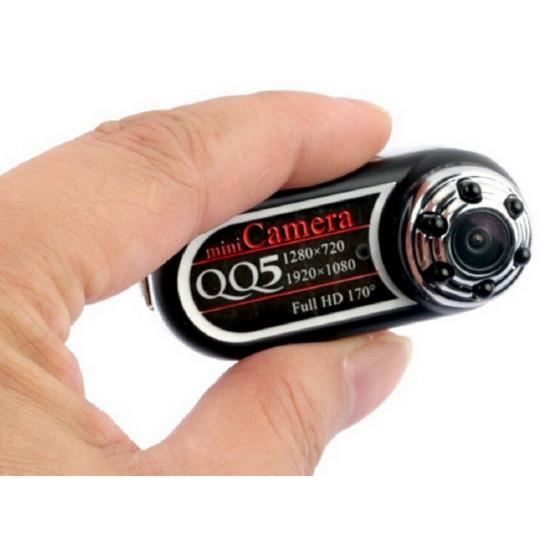 Qq5 mini caméra 170 ° full hd 1080p 720p ir vision nocturne caméra dvr