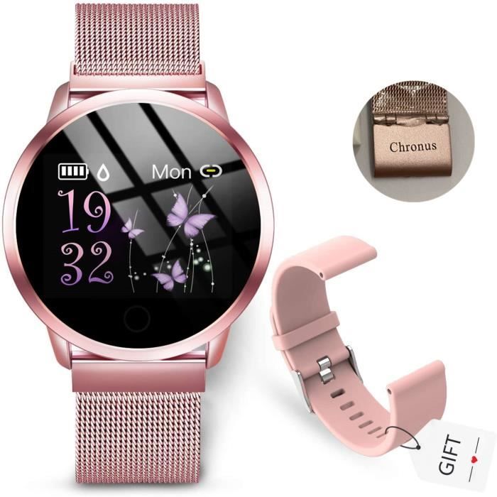 Montre Connectée Femme Smartwatch Fitness Sport Étanche IP67 avec Gestion  Féminine Cardiofréquencemètre Montre Connecter pour Femmes - Cdiscount  Téléphonie