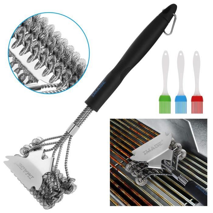 Barbecue Brosse de nettoyage Outdoor Grill Nettoyant Barbecue en Acier Inoxydable Vapeur Outil UK