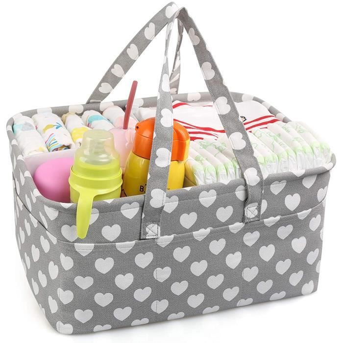 Panier A Couches Panier De Rangement Pour Bebe Organisateurs De Bebe Rangement Pour Chambre D Enfant Portable Titulaire Sac Cadeau Cdiscount Puericulture Eveil Bebe