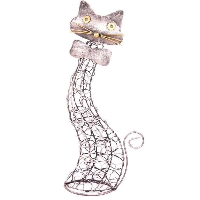 Chat En Fer Forge Deco Metal 30 Cm Artisanal Animal Collection Cdiscount Maison Chat En Fer Forge Deco Metal 30 Cm Artisanal Animal Collection Cdiscount Maison