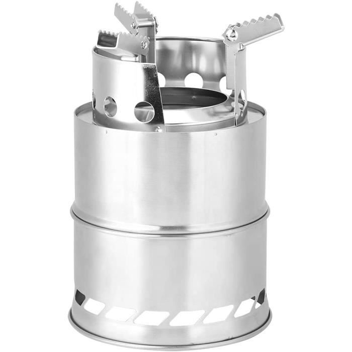 Mini Réchaud De Camping Au Gaz Ultra-léger – Alliage De Titane, Puissance 4000W, Avec Sac De Rangement
