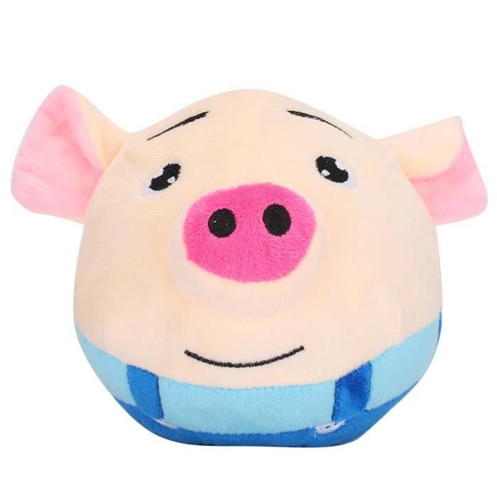 Meilleurs prix pour YOSOO Boule lavable pour animaux de compagnie Balle Rebondissante d'Animaux Boule de Poupée de Cochon Dessin Animé Jouet