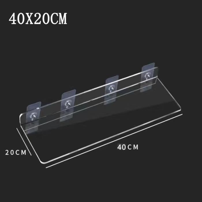 Étagère Murale En Acrylique Pour Lunettes – Suspension Sans Perçage, Design Transparent Et Moderne