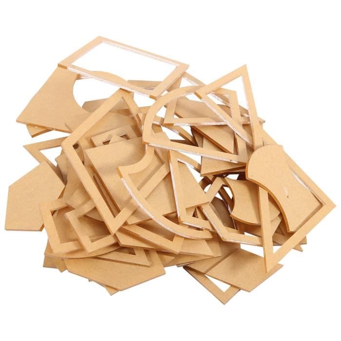 Modèles Acrylique Pour Portefeuille En Cuir - 4 Pièces - DIY Maroquinerie Et Bricolage