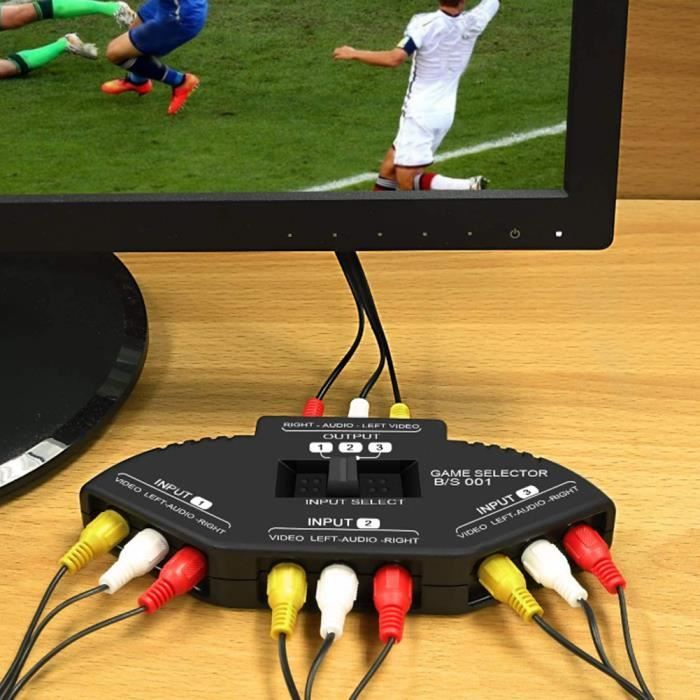 Commutateur VGA 2 Entrées 1 Sortie - Partage D'écran Entre 2 PC Sur 1 Moniteur Ou Projecteur
