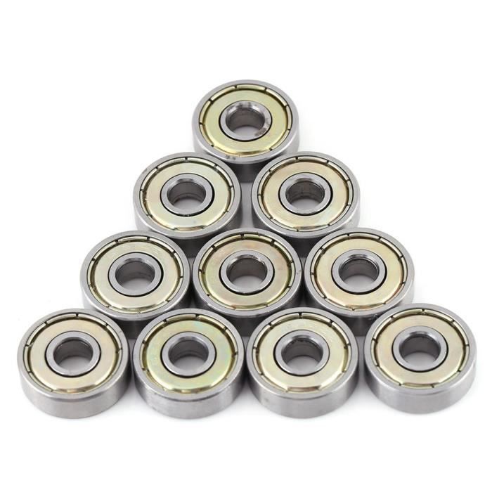 10 Roulements à Billes 6201Z - Acier, 32x12x10 Mm