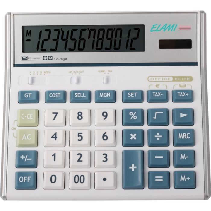 Calculatrice de bureau 12 Chiffres Géant 160 x 175 mm - Cdiscount