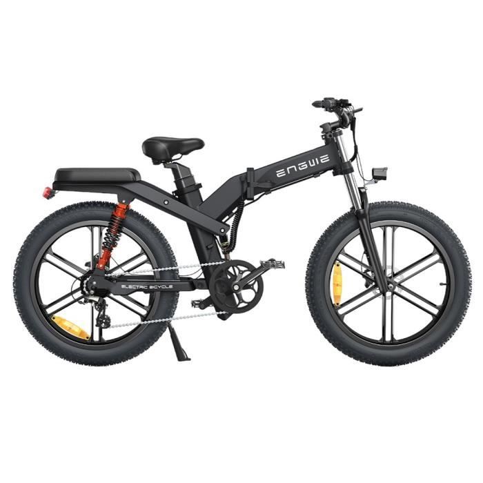 Vélo Electrique ENGWE X26 48V 1000W Moteur 19Ah & 7.5Ah Double Batterie pour 57.7 Miles Portée, 26*4.0 Pouces Gros Pneu