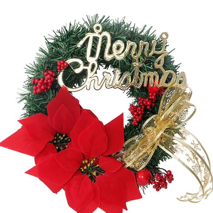 2 Mini Couronnes De Noël Artificielles - 6cm, Parfaites Pour Maison De Poupée, Décoration De Porte Ou Sapin