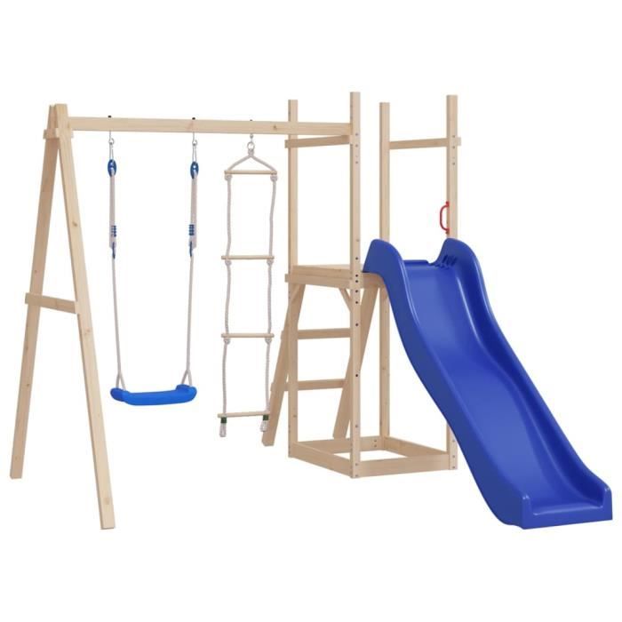 Eichhorn Échelle De Corde 170 Cm – 5 Barreaux En Bois, Supporte 60 Kg, Dès 3 Ans