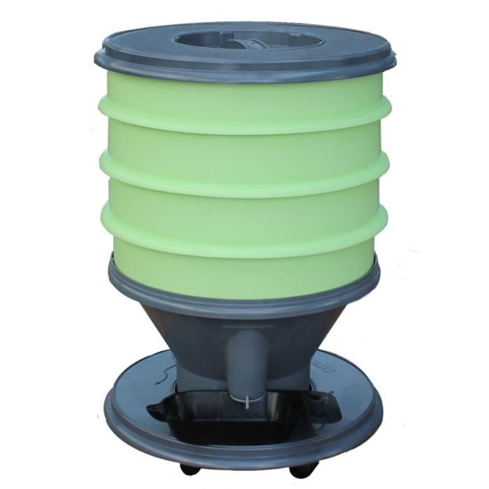 ECOWORMS 42x42x60,3cm Vert pomme Cdiscount Jardin