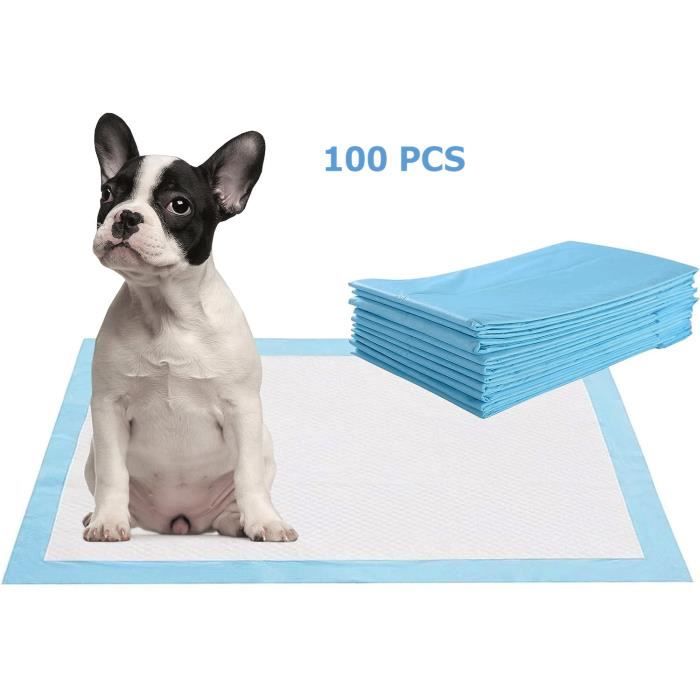 Comparer les prix de GYMAX 100 pcs Tapis Hygiénique d'Entraînement pour Chiens Chats, Tapis d'Hygiène Intérieur Absorbant, Tapis Éducateur, 75x90cm