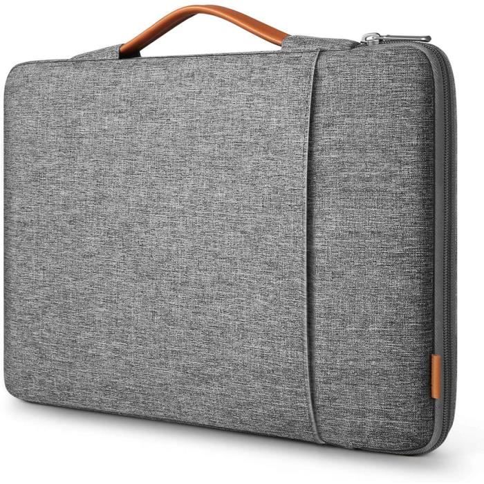 Housse INATECK pour ordinateur portable 13 13 3 pouces MacBook Air Pro M3 M2 M1 Surface Pro 9 8 X 7 6 5 Gris Cdiscount Informatique