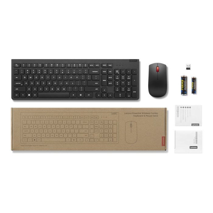 Lenovo Essential Wireless Combo - vue 3