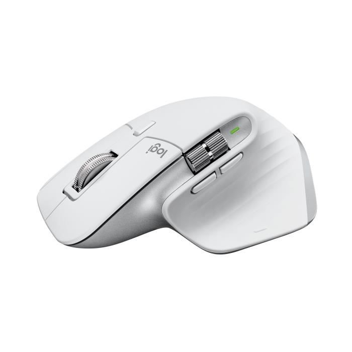 Souris - Sans fil - Logitech - MX Master 3S - Gris Pâle - Pour Mac