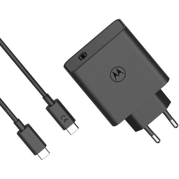 Adaptateur secteur Motorola SJMC1252 Charge rapide Câble USB C inclus