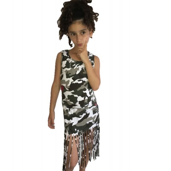 robe militaire fille