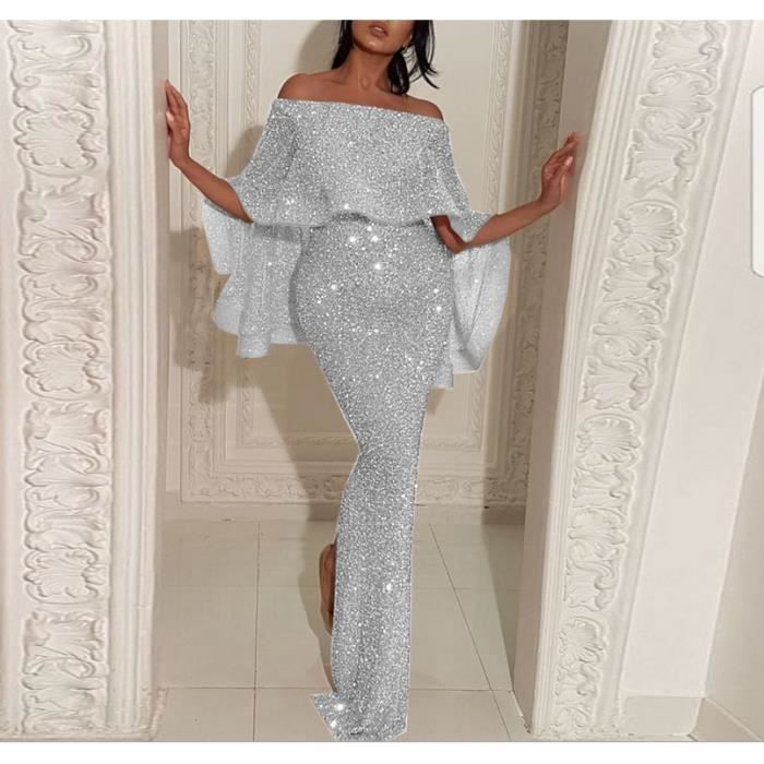 Robe de cocktail femme pas cher - robe de soirée longue cérémonie