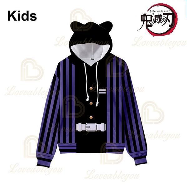 Ensemble De Survêtement Unisexe Demon Cartoon Hunters Saja Boys Lettres Anime 13 Couleurs Pull à Capuche Et Pantalon De Jogging, Bleu, 110