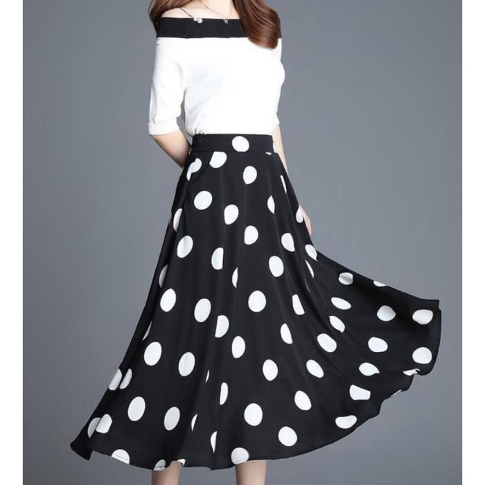 Jupe longue online vintage taille haute