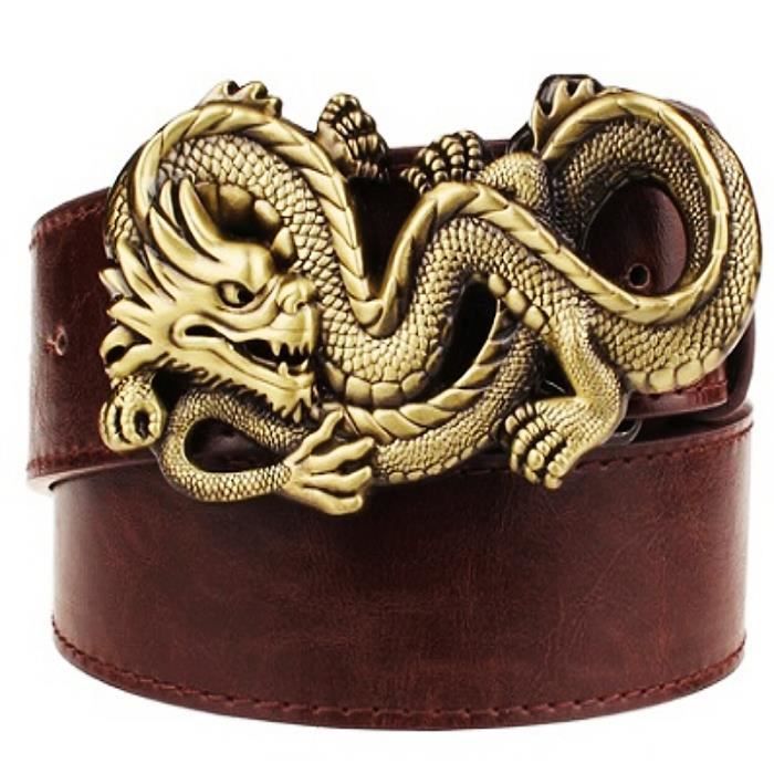 Ceinture à Motif Vache Style Y2K Et Vintage - Boucle Western Pour Look Hip-hop Et Campagne