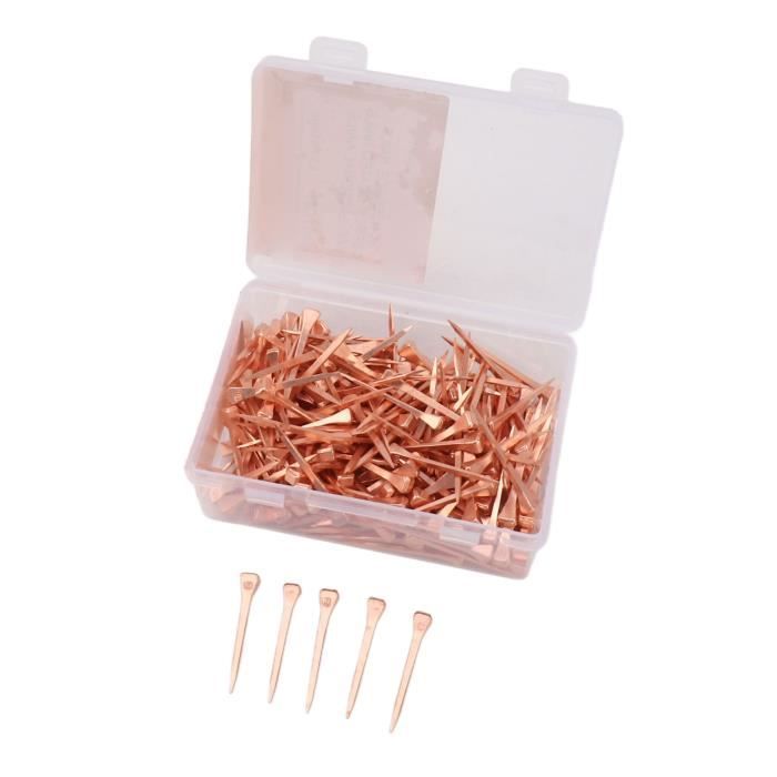 250 Clous Fer à Cheval E6 Acier Inox – Clous Robuste Pour Ferrage Professionnel, Longueur 5,4 Cm