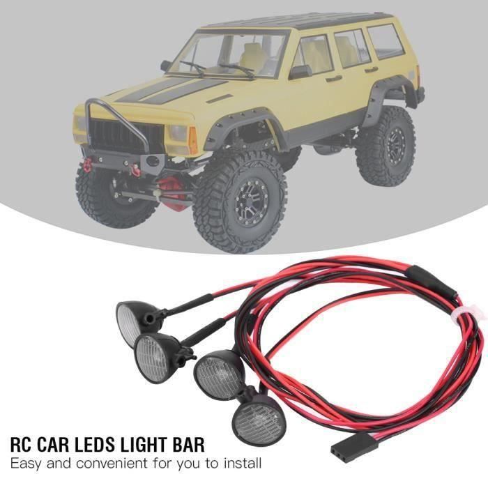 Phare De Toit Et De Recherche Pour Voiture RC – Compatible Traxxas TRX-4/6, Modèle G500/G63 – Neuf