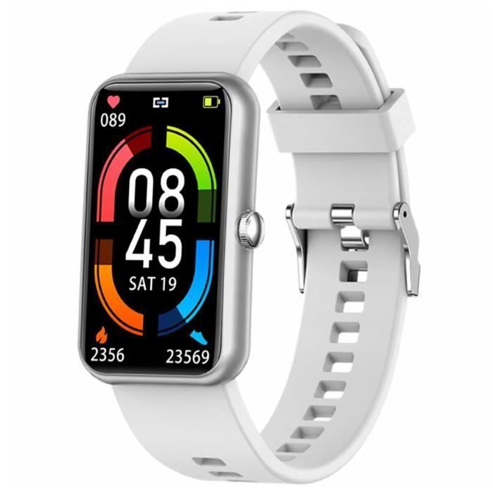 Bracelet Connect Blanc Rubicon Tracker Sport Gestion et