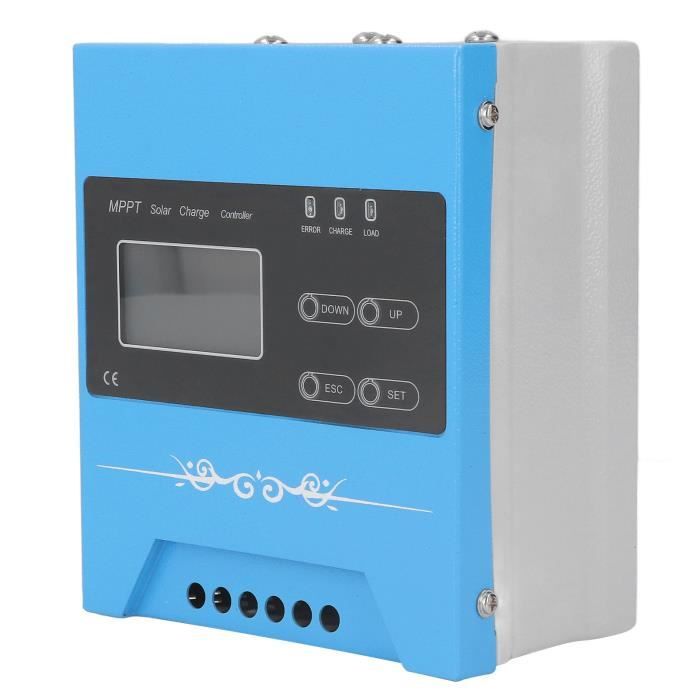 Régulateur Solaire MPPT Securityvcam – écran LCD, PWM, Pour Panneaux Solaires