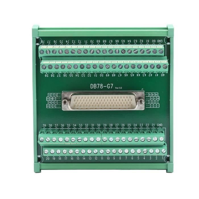 Db78 Inline Chuntin-Bornier mâle Module de carte de rupture de connecteur d ...