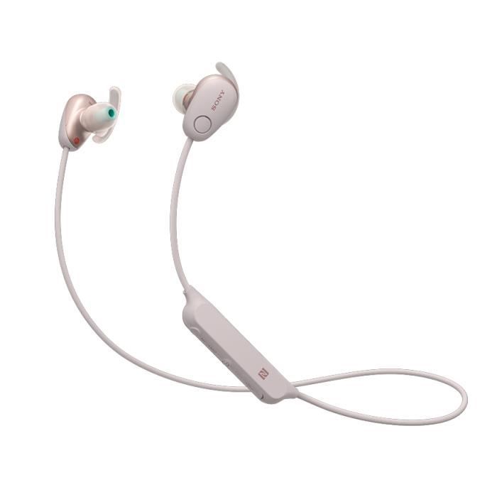 Ecouteurs Intraauriculaires Sans fil SONY WI SP600NP Autonomie 6h Suppresseur de bruit actif