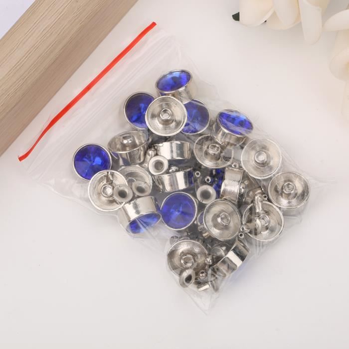 40 Mini Boucles En Alliage Pour Chaussures De Poupée - Multicolores - Accessoires Mercerie DIY, Réparation, Couture - 7