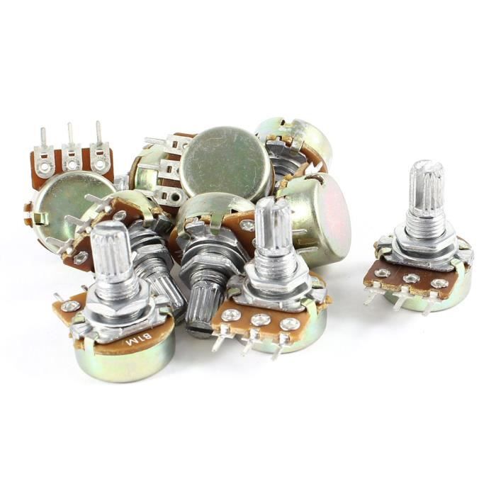 5 Encodeurs Rotatifs EC11 360° Sourcing Map - 7 Broches 20mm - Pour Arduino/Robotique/Contrôles Industriels